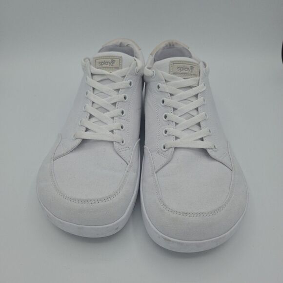 Splay Freestyle 2.0 Men 12 White Barefoot Canvas Shoes Sneakers Minimalist EUC main image 7